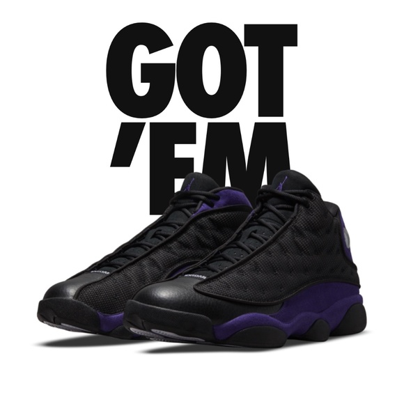 Jordan 13 purple Courts